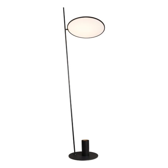 Piantana per salotto nera led 20w 2700k dimmerabile