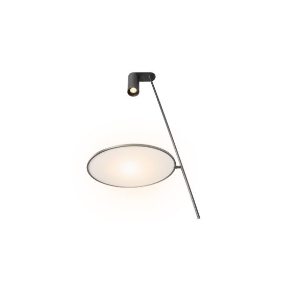 Plafoniera nera da soffitto led 20w 2700k 109cm dimmerabile