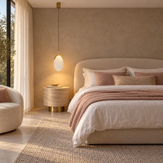 Lampada a sospensione oro per camera da letto led 12w 3000k dimmerabile