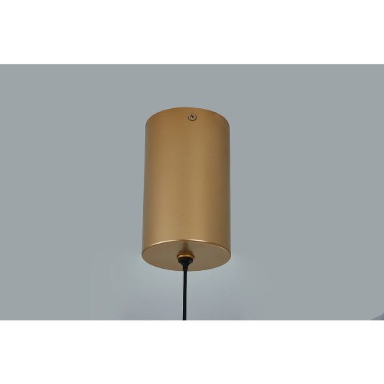 Lampadario a sospensione design oro per sala da pranzo led 15w 3000k