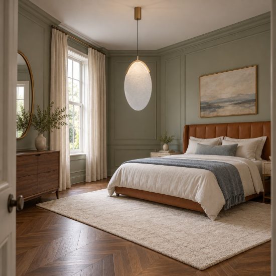 Lampadario a sospensione design moderna oro per camera da letto led 15w 3000k
