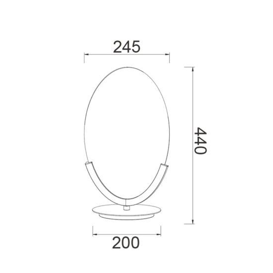 Lampada da tavolo design moderna oro per soggiorno led 12w 3000k