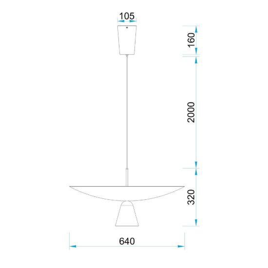 Lampadario per tavolo soggiorno caffe moka a sospensione led 40w 2700k dimmerabile