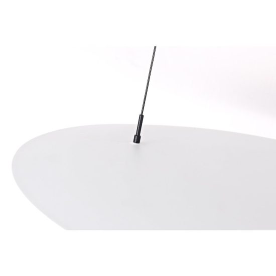 Lampadario design moderno per tavolo sala da pranzo nero a sospensione led 23w 3000k dimmerabile