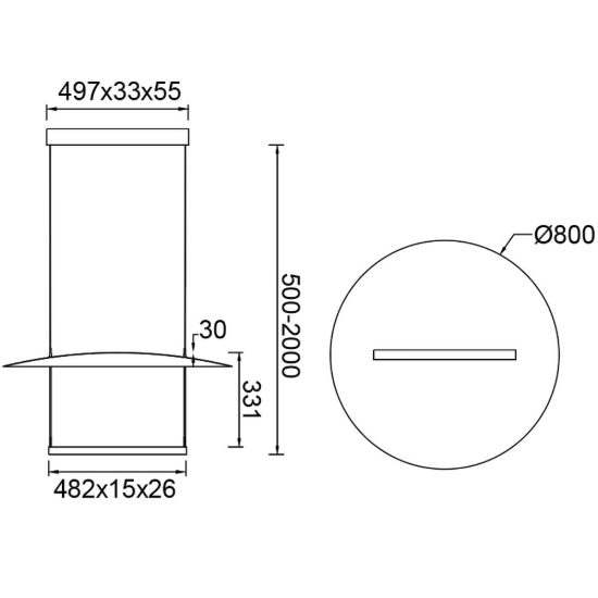 Lampadario design moderno per tavolo sala da pranzo nero a sospensione led 39w 3000k dimmerabile