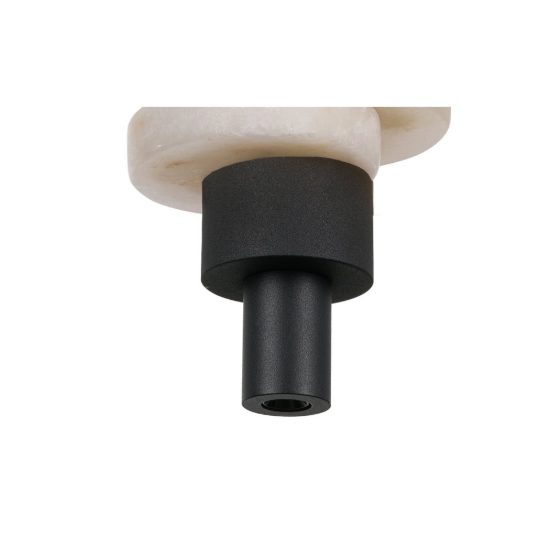 Lampada per comodino camera da letto nera a sospensione led 7w 3000k