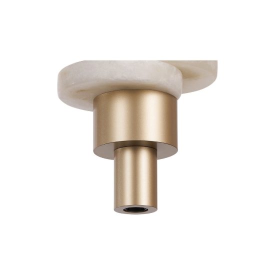 Lampada a sospensione oro per comodino camera da letto led 7w 3000k