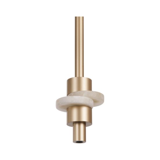 Lampada a sospensione oro per comodino camera da letto led 7w 3000k