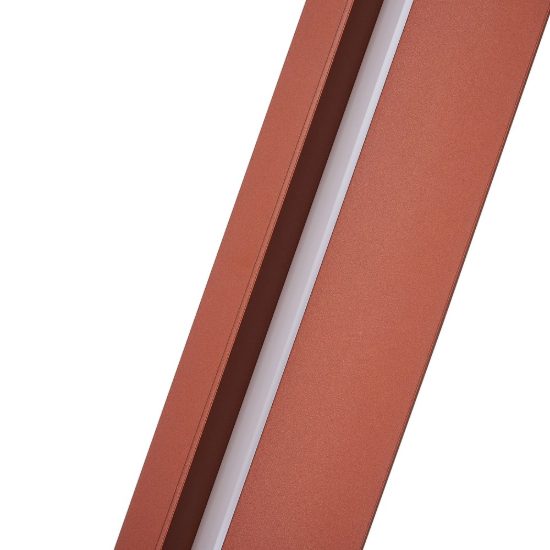 Lampada da terra per salotto moderno oro rosa led 48w 3000k piantana dimmerabile
