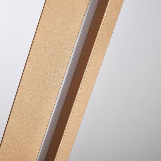 Piantana design led 48w 3000k dimmerabile ottone per soggiorno moderno