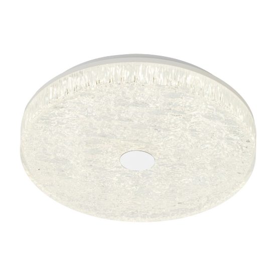 Plafoniera led 45w cct 2700k 5000k dimmerabile con telecomando bianca