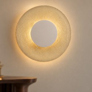 Applique da parete design moderna led 12w 3000k 25cm bianca per soggiorno