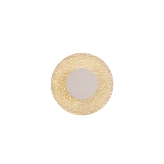 Applique da parete design moderna led 12w 3000k 25cm bianca per soggiorno