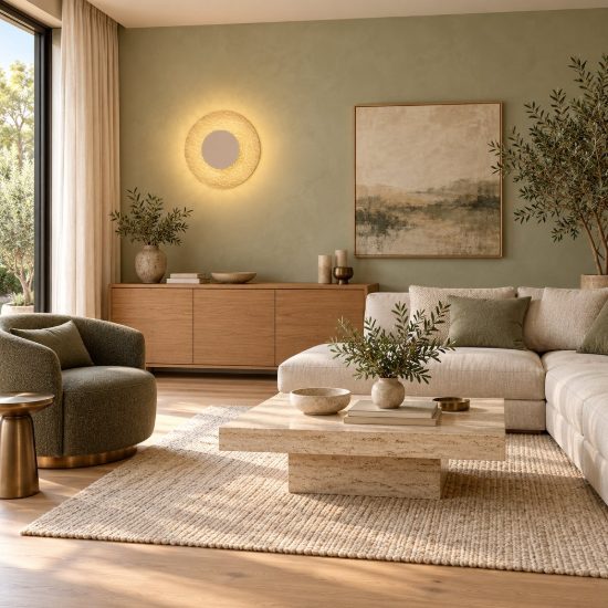 Applique led 30w 3000k 50cm da parete design moderna bianca per soggiorno