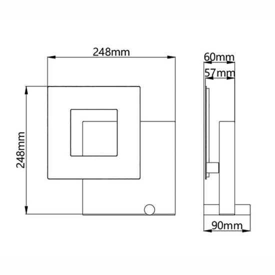 Abat-jour per camera da letto in marmo bianco e oro led 18w 3000k