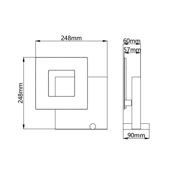 Lampada da comodino per camera da letto marmo nero e oro led 18w 3000k