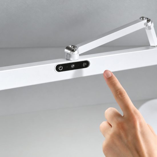Fabas beba lampada da terra bianca led 12w cct 3000k 4000k 6000k