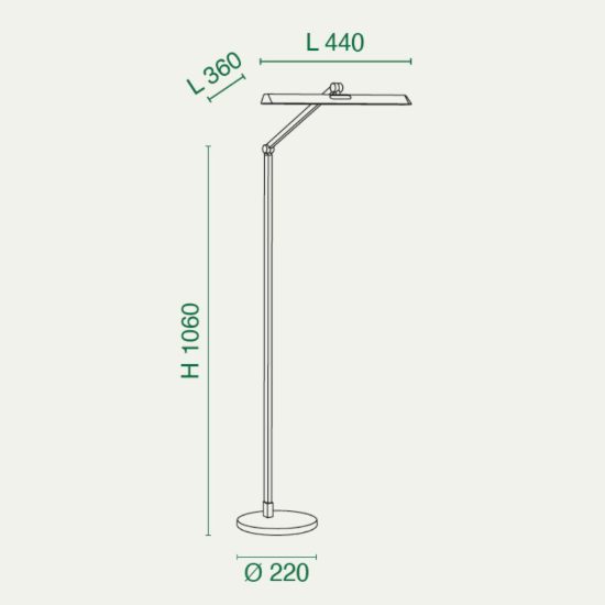Fabas beba lampada da terra bianca led 12w cct 3000k 4000k 6000k