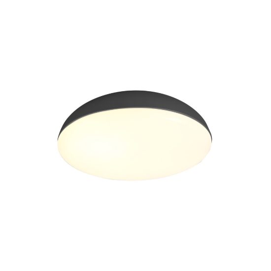 Plafoniera nera 38cm per cucina moderna