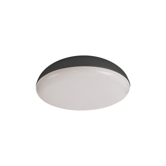 Plafoniera nera 38cm per cucina moderna