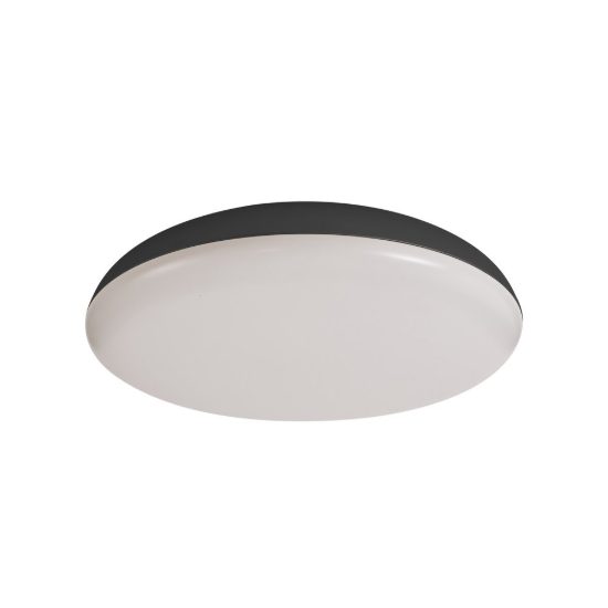 Plafoniera nera 50cm per sala da pranzo moderna