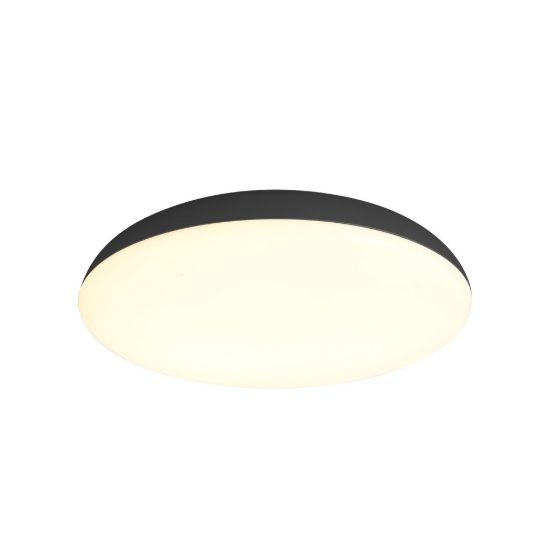 Plafoniera nera 50cm per sala da pranzo moderna