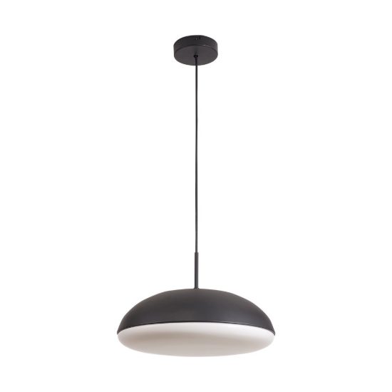Lampadario per cucina moderna nero a sospensione 4 luci