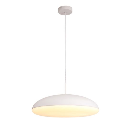 Lampadario a sospensione 6 luci bianco per cucina moderna
