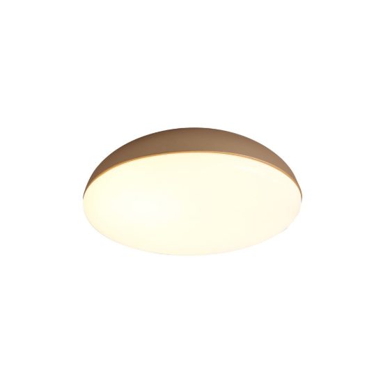Plafoniera oro 38cm tonda per cucina moderna
