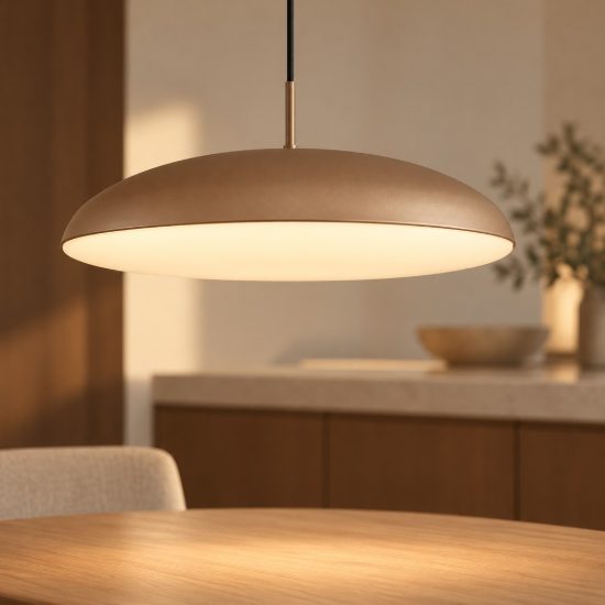 Lampadario a sospensione oro per cucina moderna 6 luci