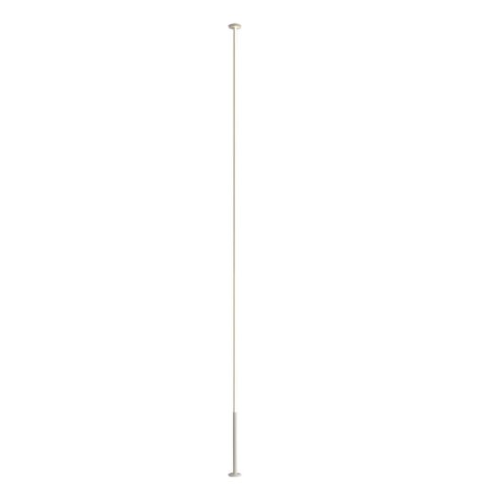 Piantana a sospensione dal soffitto led 40w 3000k dimmerabile bianca per soggiorno