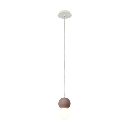 Lampada a sospensione rossa per sala da pranzo led 20w