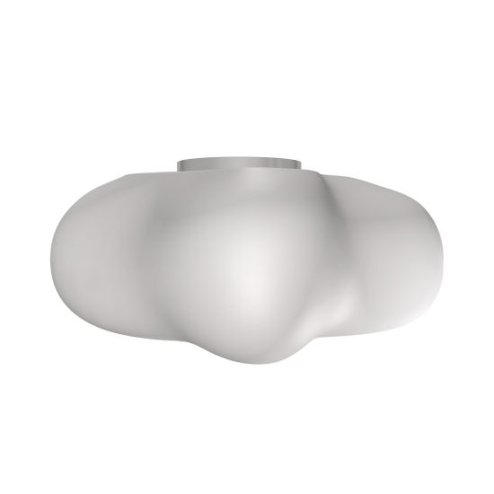 Piccola plafoniera nuvola per cameretta led 3w 3000k 22cm bianca luce soffusa