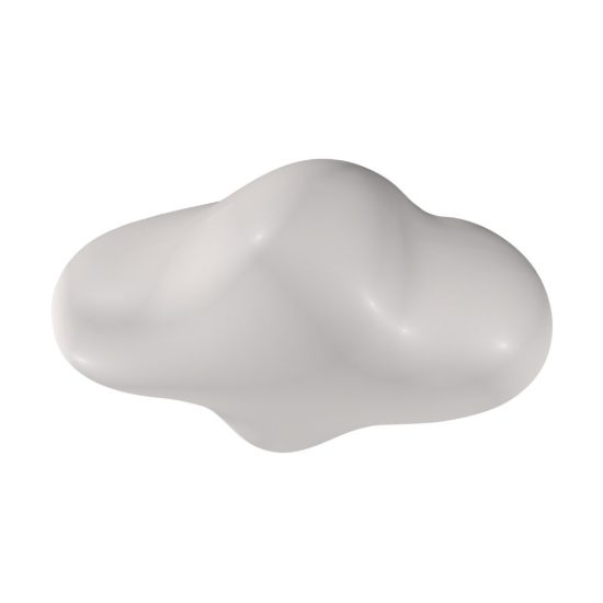 Piccola plafoniera nuvola per cameretta led 3w 3000k 22cm bianca luce soffusa