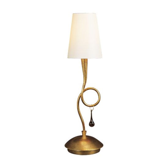 Lampada da tavolo classica oro per soggiorno