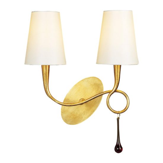 Applique oro per soggiorno 32cm classico