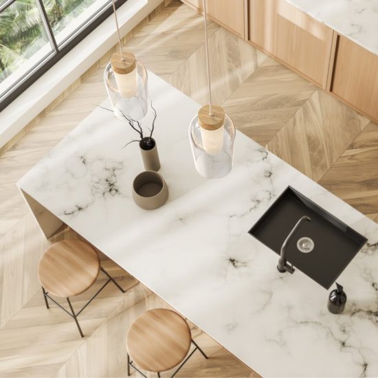 Lampada a sospensione bianco legno vetro per sala da pranzo