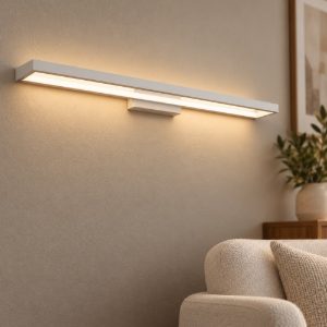 Top light four squares applique led 40w cct 3000k 4000k 75cm per camera da letto bianca