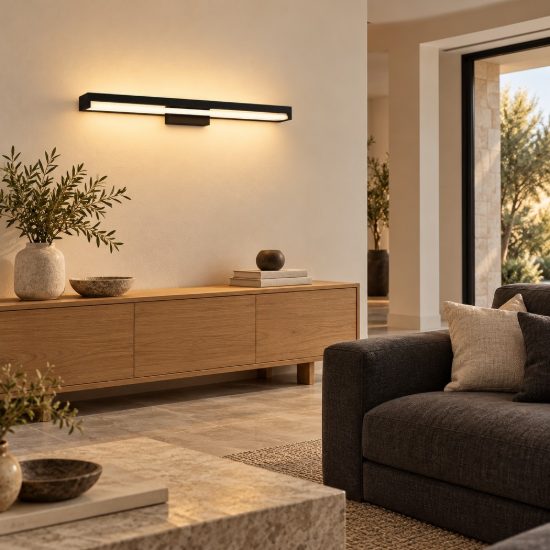 Top light four squares applique per camera da letto nera led 40w cct 3000k 4000k