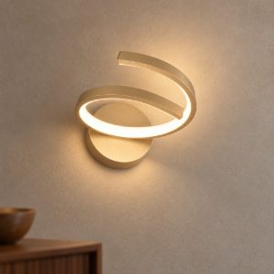 Top light tornado applique oro per camera da letto led 12w cct 3000k 4000k