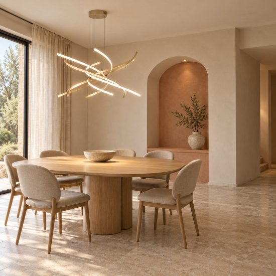 Top light tornado lampadario a sospensione oro per soggiorno led 69w 3000k