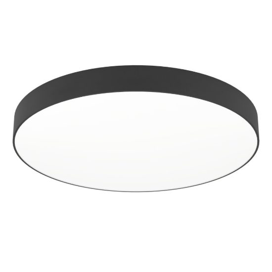 Eglo gallizzi z plafoniera nera led 36.5w rgb 2700k 6500k dimmerabile con telecomando