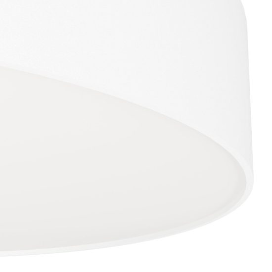 Eglo gallizzi z plafoniera led 26w rgb 2700k 6500k dimmerabile con telecomando bianca