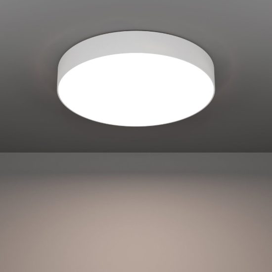Eglo gallizzi z plafoniera led 26w rgb 2700k 6500k dimmerabile con telecomando bianca