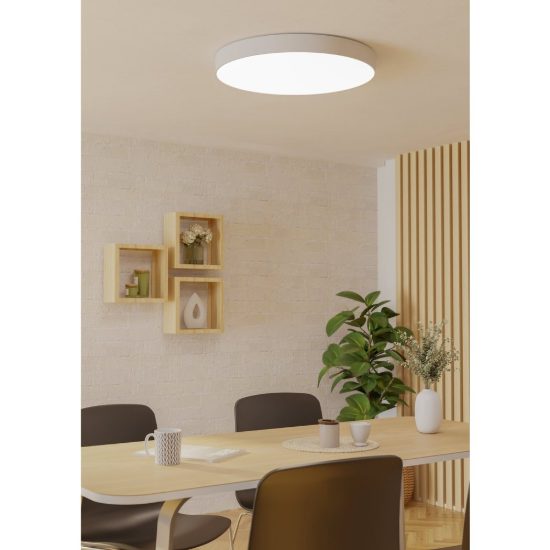 Eglo gallizzi z plafoniera led 36.5w rgb 2700k 6500k 69cm dimmerabile bianca