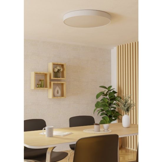 Eglo gallizzi z plafoniera led 36.5w rgb 2700k 6500k 69cm dimmerabile bianca