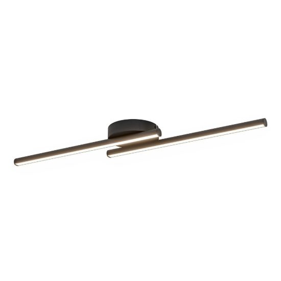 Eglo flatron z plafoniera led 20w rgb 2700k 6500k dimmerabile nero opaco
