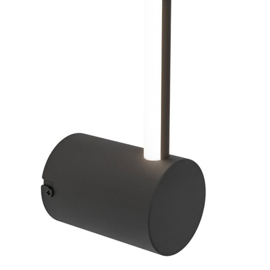 Eglo flatron z applique led 12w rgb 2700k 6500k dimmerabile con controllo smart nero opaco per soggiorno