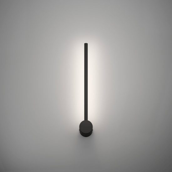 Eglo flatron z applique led 12w rgb 2700k 6500k dimmerabile con controllo smart nero opaco per soggiorno