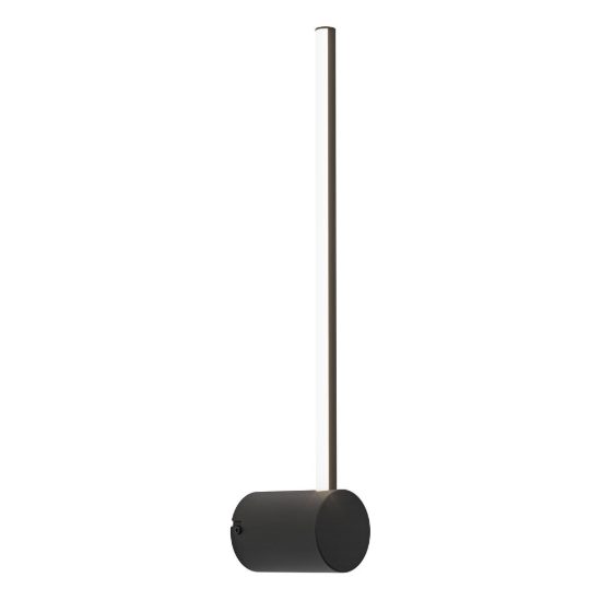 Eglo flatron z applique led 12w rgb 2700k 6500k dimmerabile con controllo smart nero opaco per soggiorno
